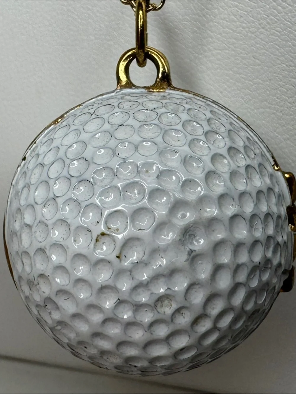Kate Spade Golfball Golf Ball Y2K Vintage Locket Necklace